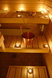 Interior of a Finnish sauna Interior of a Finnish sauna
