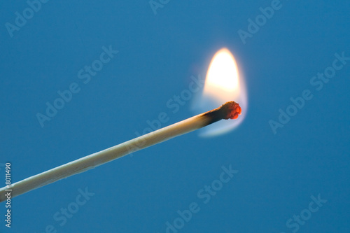 Photo: Burning match Burning match