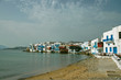 View of Coastal Village in Greek Islands View of Coastal Village in Greek Islands