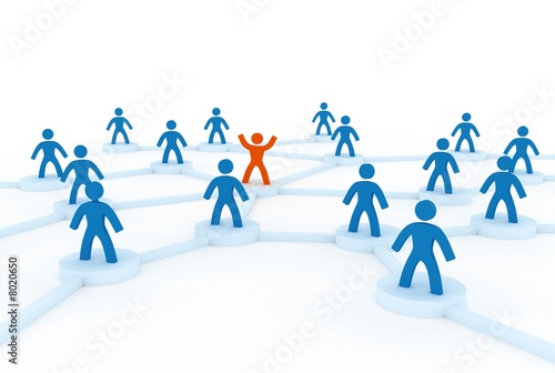 Network with leader
