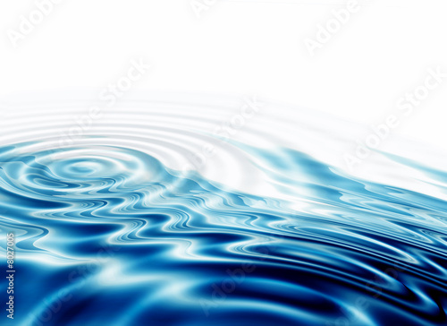 crystal clear water ripples