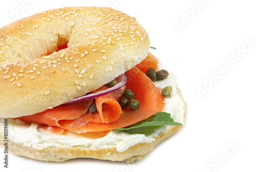 Photo: Smoked Salmon Bagel Smoked Salmon Bagel