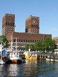 port et hotel de ville d'Oslo