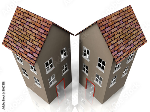 Illustration: immeubles jumeaux immeubles jumeaux