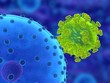 hi virus infiziert eine zelle