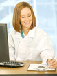 Doctor Woman Working On Her Desk