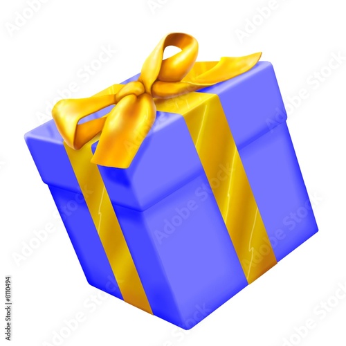 pacco regalo azzurro