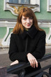Beautiful redhead woman Beautiful redhead woman