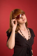 Fashion girl in eyeglasses Fashion girl in eyeglasses