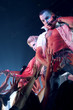 A pop group performing