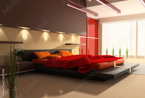 Interior of a bedroom