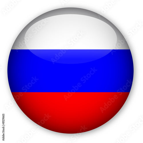 Russia Flag Button