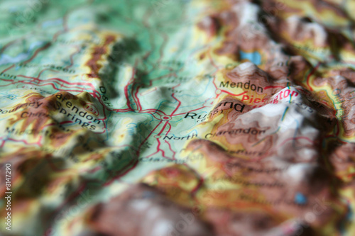 Photo: Topographic Map Topographic Map