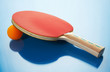 Tennis racket and ball