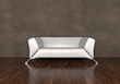 Illustration: White leather sofa White leather sofa