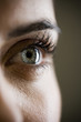 Detail of woman's face showing left eye Detail of woman's face showing left eye