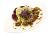 Lamb in the sauce and the cabbage Lamb in the sauce and the cabbage
