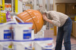 Man shopping in hardware store
