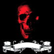 text area with skull