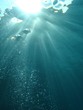 sous l'eau