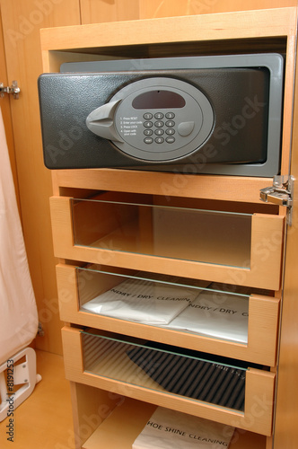Safe box in closet Safe box in closet