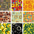 Set stylish and universal backgrounds.Vector.