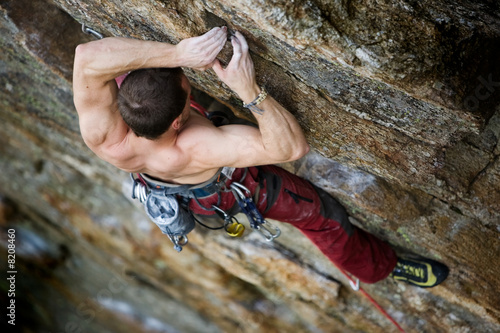 Photo: Rock climbing Male Rock climbing Male