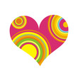 vector abstract illustration with color heart vector abstract illustration with color heart