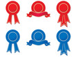 Rosettes and banners