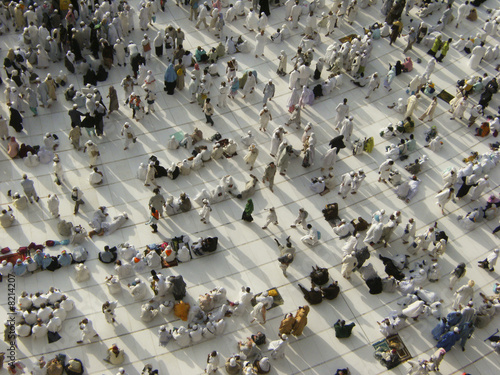 Photo: View from third floor of Haram Mosque View from third floor of Haram Mosque