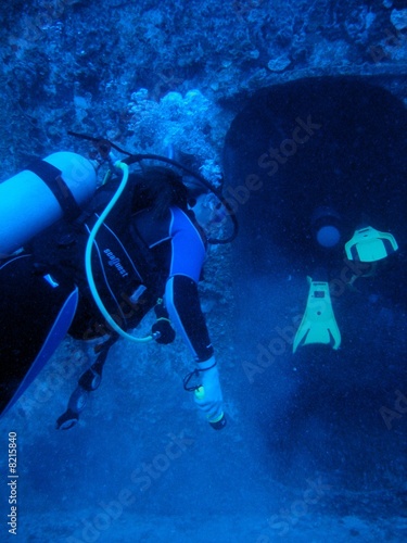 Entering Spiegel Grove Wreck Entering Spiegel Grove Wreck