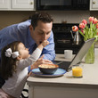 Father with daughter.