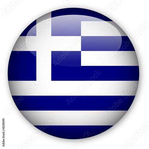 Illustration: Greek flag button Greek flag button