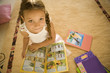 Young girl reading