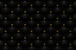 Vector illustration of black leather background