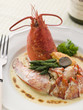 Lobster Thermidor with a Rouille Croute
