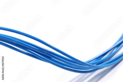Foto: Blaue Kabel Blaue Kabel