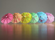 Rainbow of Cocktail Umbrellas