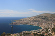 Overview on the city of Saranda in Albania