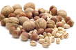 nuts on white