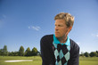 Close-up of a mid adult man playing golf