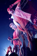 A pop group performing
