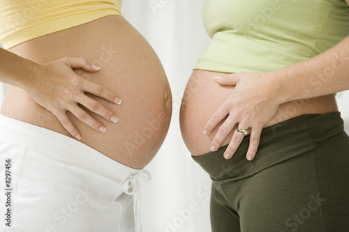 Photo: Two pregnant women Two pregnant women
