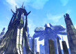 City futuristic landscape