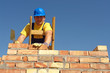 Mason at work
