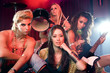 Portrait of a girl pop group