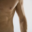 A male nude, mid section