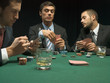 Men playing poker