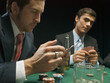 Men playing poker