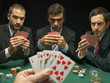 Men playing poker